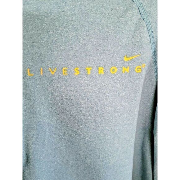 Nike Dri-FIT Element Livestrong Women's Size M Half Zip Long Sleeve Running Top - Picture 2 of 6
